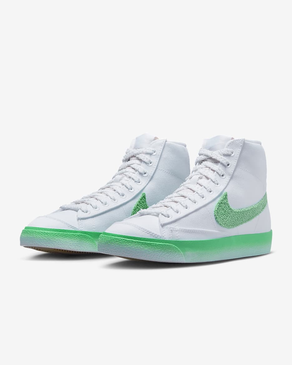 Green popular nike blazers